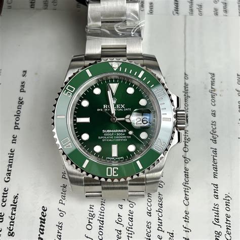 rolex submariner hulk fake|rolex hulk submariner review.